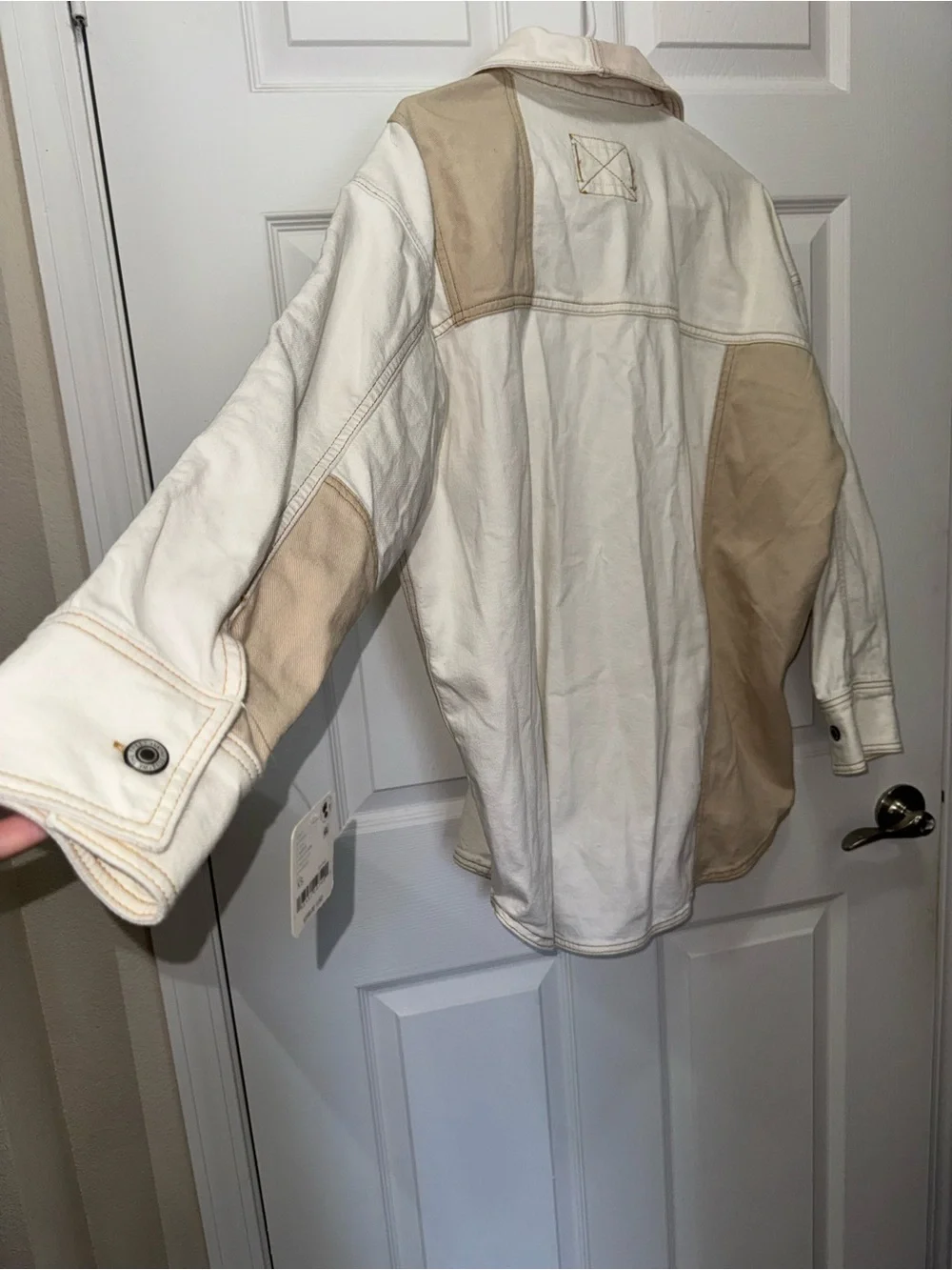 NWT We The Free Ivory Mountain Roads Shirt Size X-Small - Picture 10 of 16